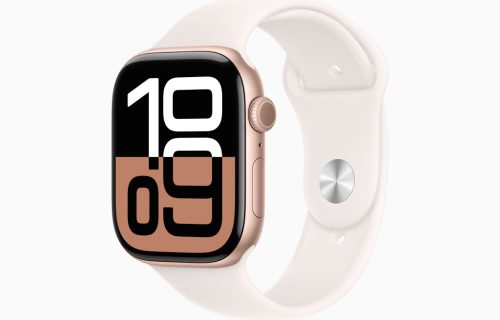 Apple Watch Series 10 GPS 46mm Rose Gold Aluminium Case with Sport Band M/L - Lágy Rózsaszín