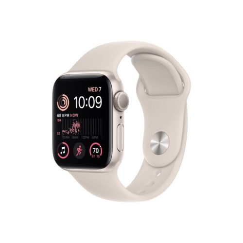 Apple Watch SE (2022) GPS 40mm Csillagfény Aluminium tok Csillagfény sportszíjjal